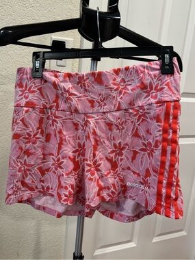Adidas all over floral print spandex